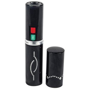 Lipstick Stun Gun 25,000,000V Rechargeable with 100-Lumen Flashlight