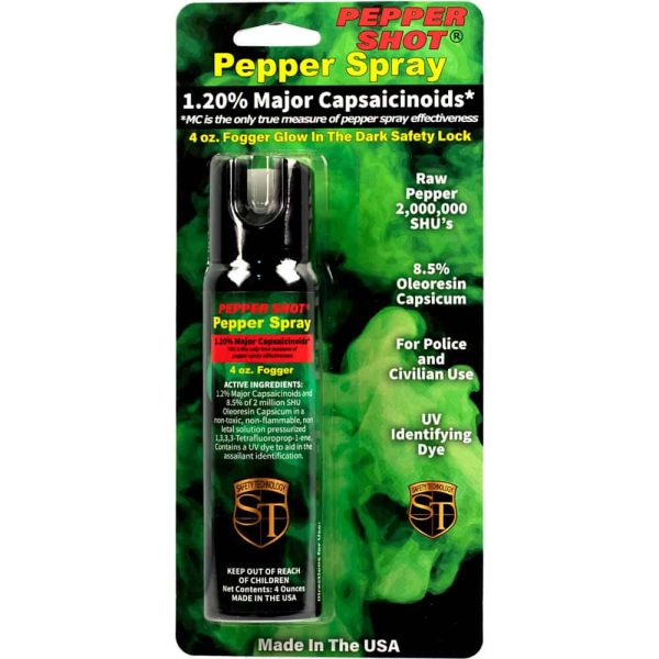 Pepper Shot 1.2% MC 4 oz Pepper Spray - Image 4