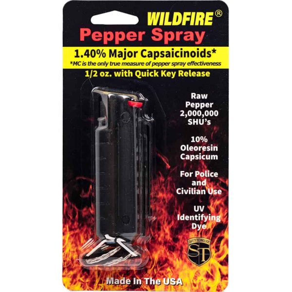 Wildfire 1.4% MC ½ oz Pepper Spray Hard Case - Image 3